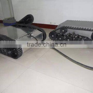 Rubber tracked robot chassis / Robot undercarriage