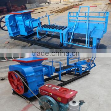 Semi-automatic non-vacuum Extruder brick making machine