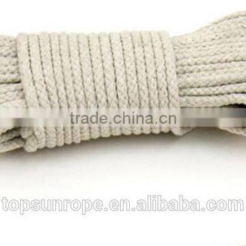 Sash cord Solid braided cotton rope 9mm