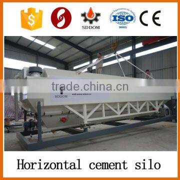 High performance 20-30 tons horizontal cement silo,mobile cement silo