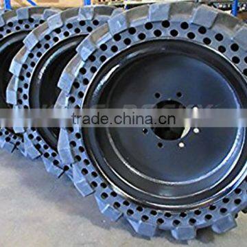 Cheap High Quality Small Wheel Loader Sk Solid Skid Steer Tires photo-6