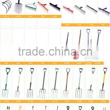 Metal Steel Leaf Garden Rake R109 photo-2