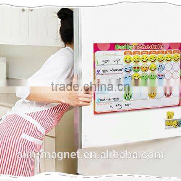 Magnet Chores Chart Weekly Calendar Custom Design Kids Dry Erase Board PET Film photo-3