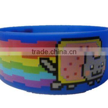 Wholesale custom logo print elastic wristbands
