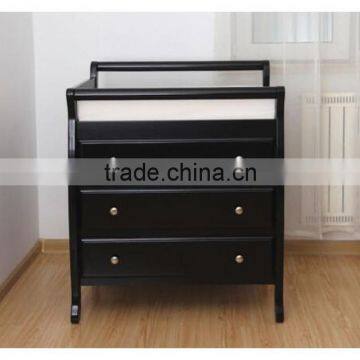 Walnut NZ Pine 3 Drawers Baby Change Table Dresser photo-3