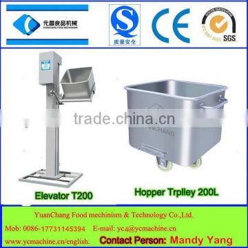 Trolley bin for food factory