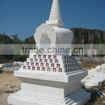 Marble stupa