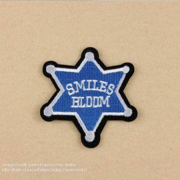 Custom Soft Attractive Price Embroidery Letter Badge for Women Dresses photo-2