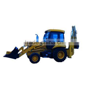 4 wheel drive loader with backhoe