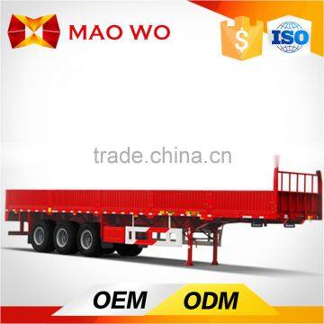 Hot Sale OEM Service Commercial Vehicle 3 Axle Cargo Semi Trailer