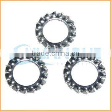 China professional manufacturing stainless steel tooth washers din6797 lock washer with external teeth