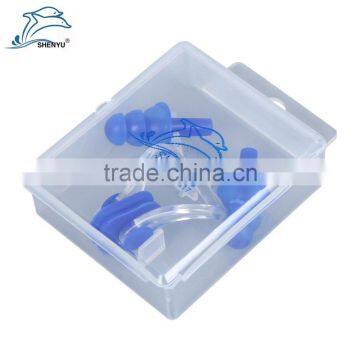 Shenyu Soft Silicone Waterproof Swimming Nose Clips Water Sport Gear With a Case Box Pool Accessory photo-3