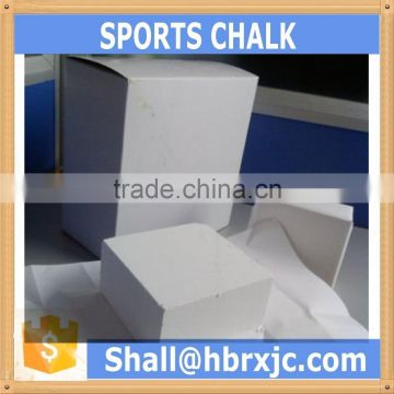 magnesium carbonate colored solid chalk block for climbing or dance