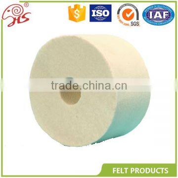 Hot Sale super thick felt buff wheel for marble