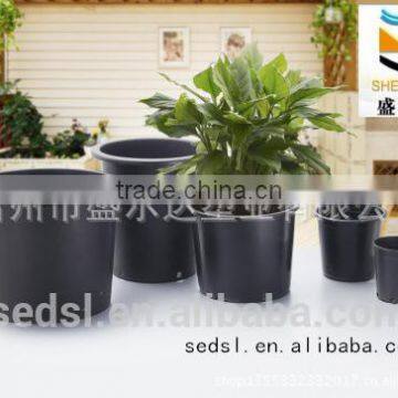 china supplier cheapest 1 2 3 5 7 10 15 20 25gallon plastic flower pots,black nursery pot