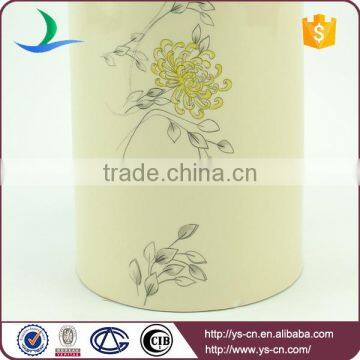 Modern Ceramic Flower Decal Storage Jars photo-3