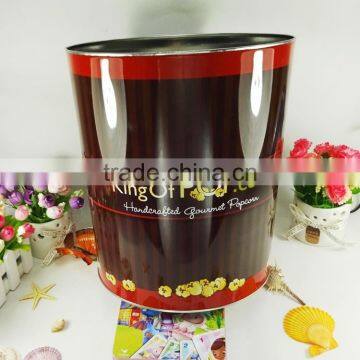 Factory Price Popcorn Circle Tin Box photo-3