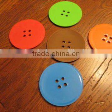 Silicone Fastener Coaster,fastener Cup Coaster for Home photo-4