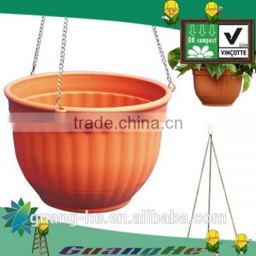 Biodegradable eco-friendly plastic flower pot