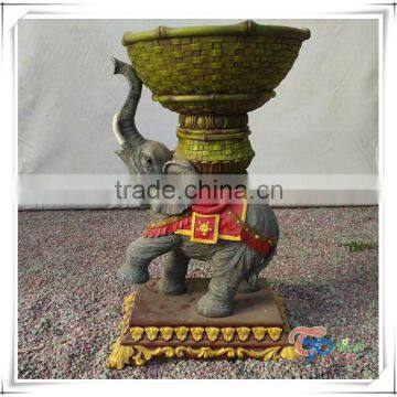 Popular Fiberglass Indoor Thailand Elephant Statue for Sale photo-5