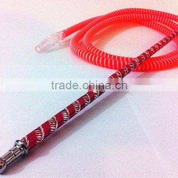 Aluminum Hookah Pipe Silicon Accessories Shisha Hose