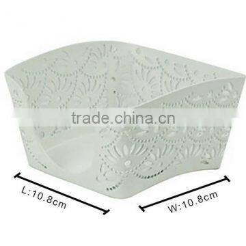 Arc-shaped Metal Punched Desktop Note Paper Holder