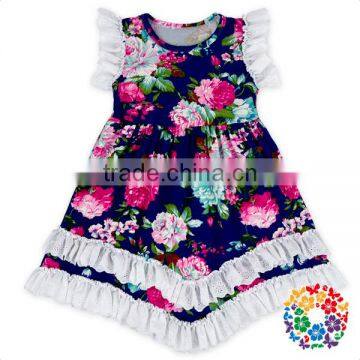 latest children dress designs kids beautiful model lace ruffle dresses