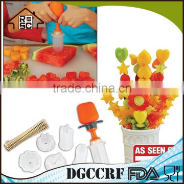 Kitchen Tool Plastic Food Creation Easy Using Fruit Decoration Different Mold As Seen On TV