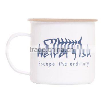 High Quality enamel travel mug