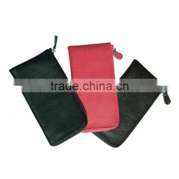 Trade Assurance Supplier Leather Wallet Clutch Mobile Phone Pouch Ladies Clutches Coin Purse photo-3