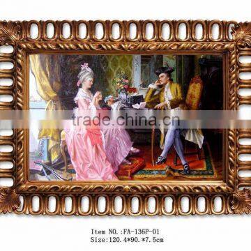 FA-136G-01 Leading vintage ornate paintings for Vertical and horizontal hanging