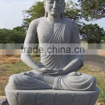 2015 High Quality Home Decor White Marble Tall Buddha Statue photo-4