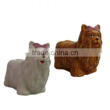 Ceramic Dog Coin Bank