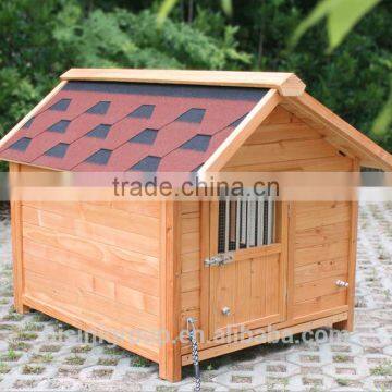 Morden Large Outdoor Indoor Flat Solid Wooden Dog Pet House for Sale