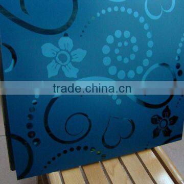 Blue Bronze HL stainless steel sheet