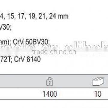12pcs Car Repair Tool Set Wrench Set 1/2'' Drive CrV50BV30 Hand Tool photo-2