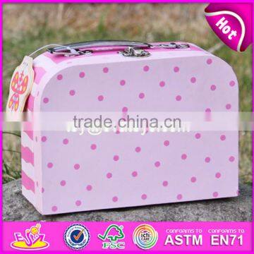 2017 Best Sale Lovely Pink Children Wooden Toy Box for Sale W08C171-S photo-6