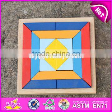 2017 New Design 20 Pieces Educational Wooden Blocks for Toddlers W13A127 photo-3