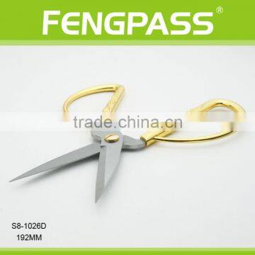 S8-1026D 19.2cm 2Cr13 Stainless Steel Blade With Alloy Handle Clothing Scissors photo-4