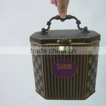 Jewelry Tin Box With Retro Handle photo-2