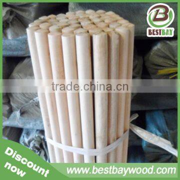 Made in China Wood Broom Stick With Italian Screw Export to Saudi Arabia photo-3