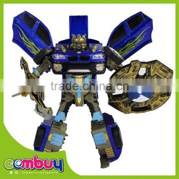 Funny intelligence transform car boy toy metal robot