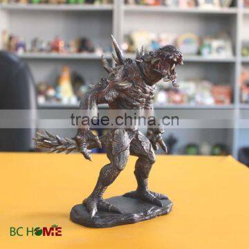 8 inch resin monster action figure for catroon fans