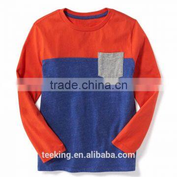 Wholesale Long Sleeve Pocket T Shirt For Men