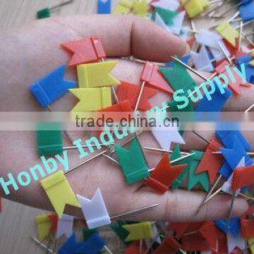 32mm Blue Green Yellow Red White Color Marker Push Map Flag Pins photo-3