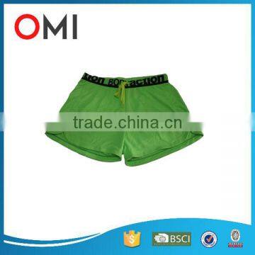 Wholesale Custom top quality Mens green breathable jogging shorts,runner shorts