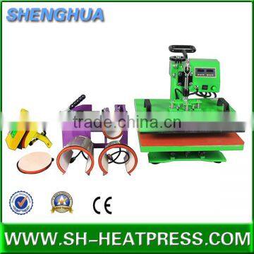 9 in 1 heat press, shenghuacombo heat perss for tshirt