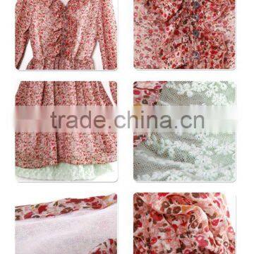 50D printed chiffon fabric