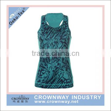 printing racerback dry fit tank top for women