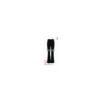 New Fashion Pants Elegant Fitted Black Long Pants for Women